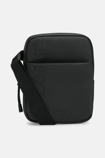 LACOSTE Umhängetasche schwarz