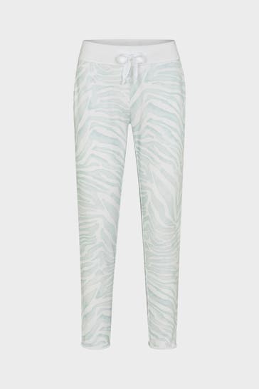 JUVIA 'Aqua Tiger' animal print joggers
