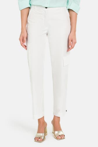 MARC CAIN Cargo-Hose weiß