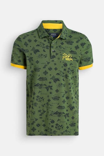 NEW ZEALAND AUCKLAND Polo-Shirt 'Toot' gemustert