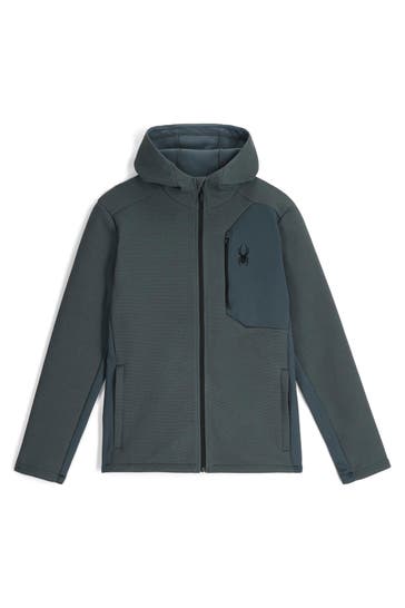 SPYDER Fleecejacke petrol