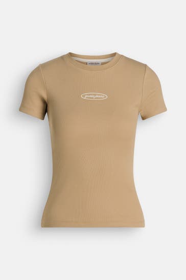 GUESS T-Shirt hellbraun