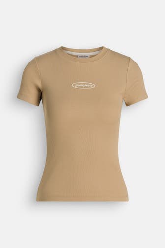 GUESS T-Shirt hellbraun