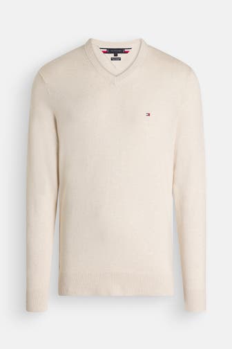 TOMMY HILFIGER Strickpullover creme