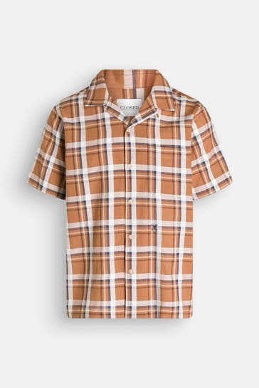 CLOSED Kurzarmhemd kariert