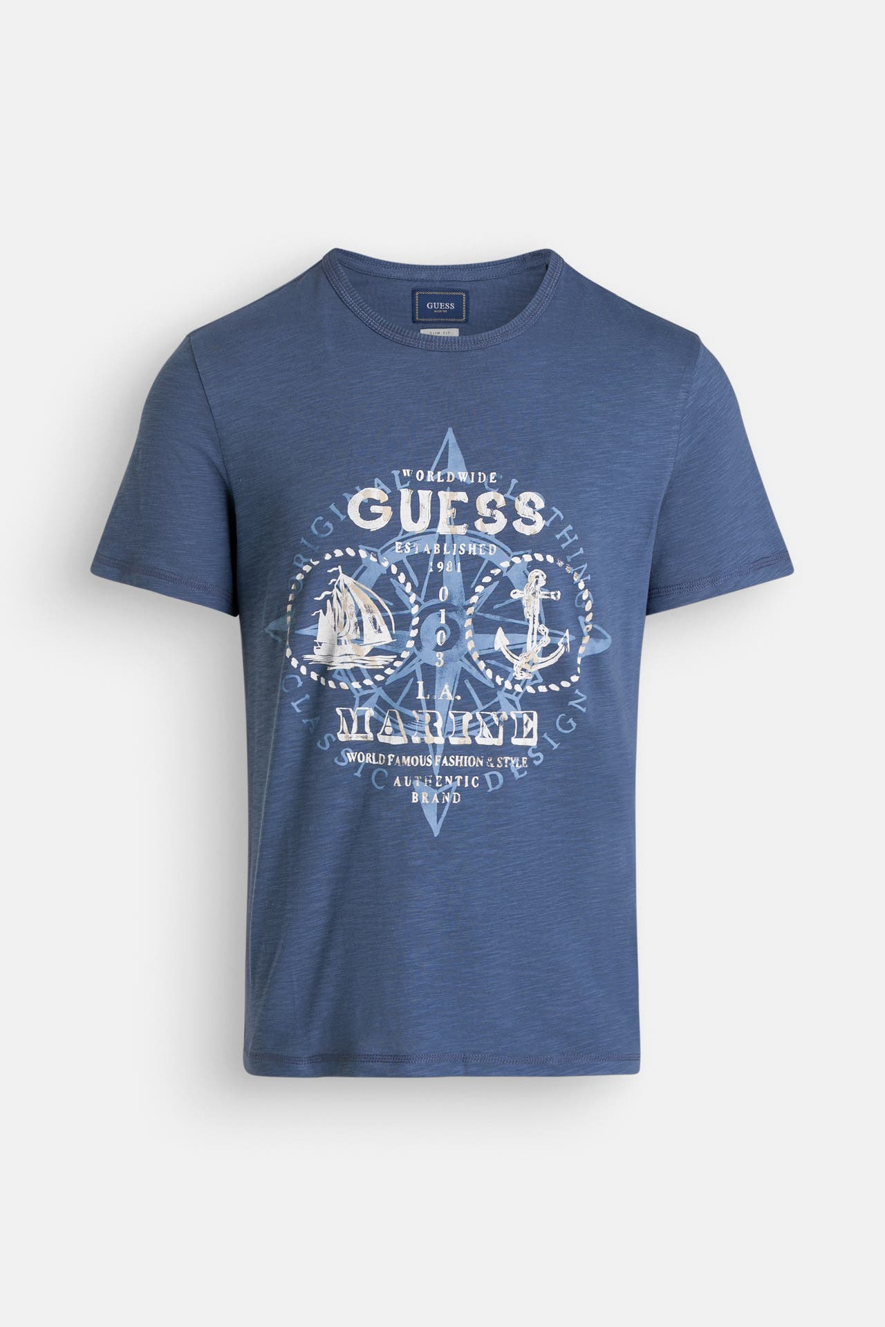 GUESS T-Shirt graublau, Bild 1