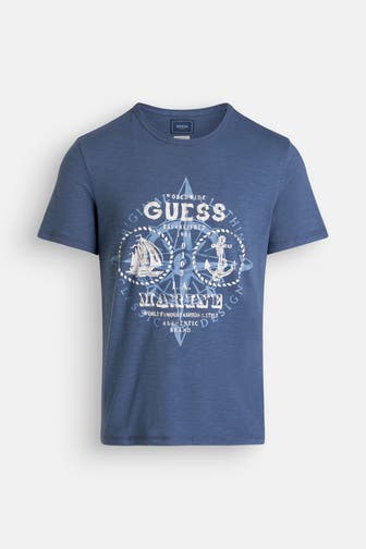 GUESS T-Shirt graublau