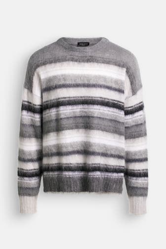 ROBERTO COLLINA Wollmis-Pullover mehrfarbig