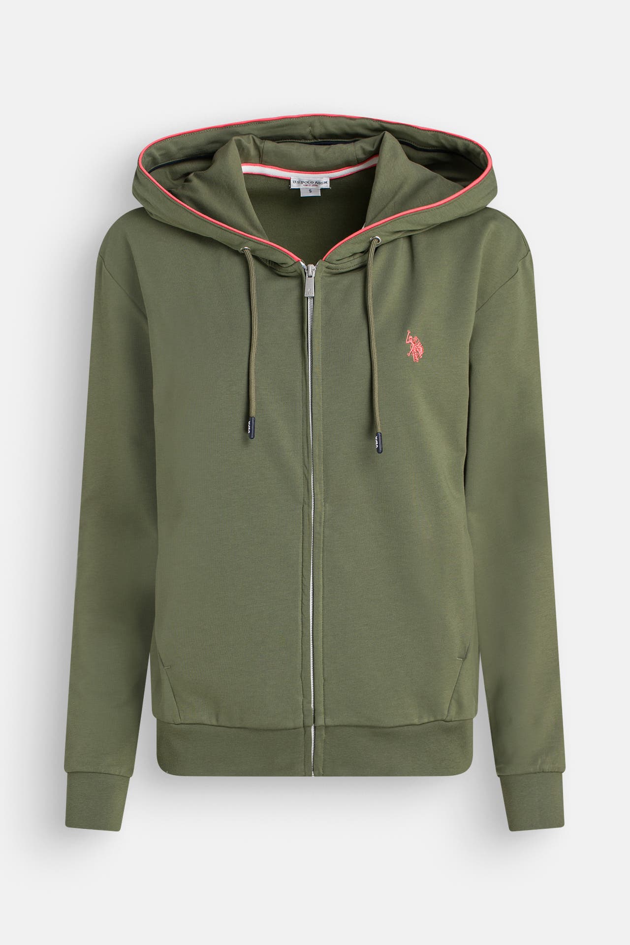 U.S. POLO ASSN. Sweatjacke 'Kimba' oliv, Bild 1