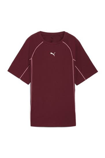 PUMA T-Shirt weinrot