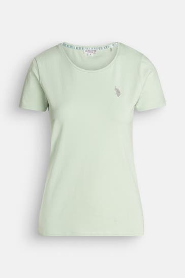 U.S. POLO ASSN. T-Shirt hellgrün