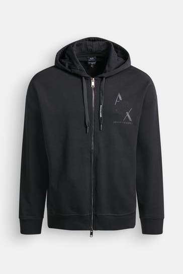 ARMANI EXCHANGE Sweatjacke schwarz