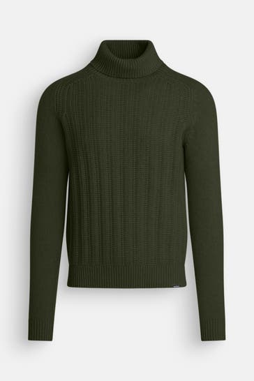 COLMAR Wollmix-Pullover tannengrün