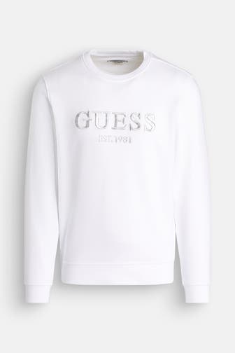 GUESS Sweatshirt weiß