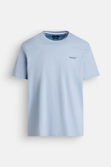 HACKETT T-Shirt 'Swim Trim' taubenblau