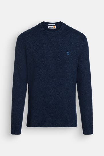 TIMBERLAND Wollmix-Strickpullover navy
