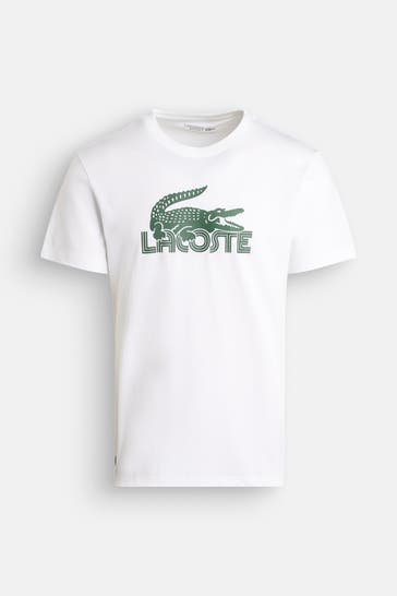 LACOSTE T-Shirt weiß