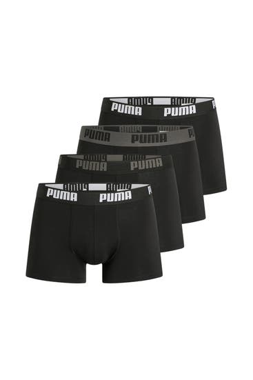 PUMA - 4er-Pack Boxer Trunks schwarz