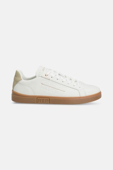 REPLAY Leder-Sneaker weiß