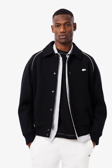 LACOSTE Collegejacke schwarz