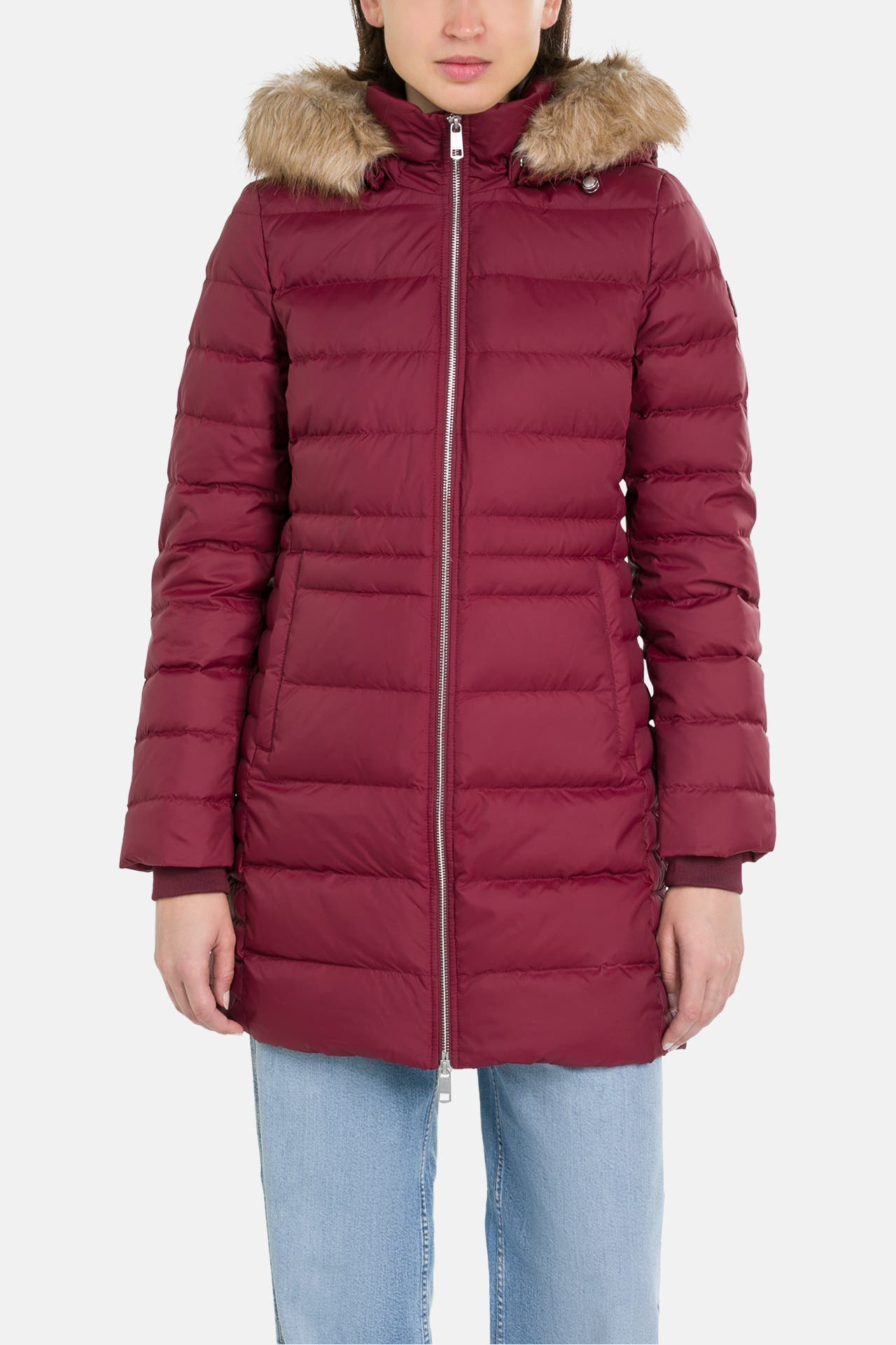 TOMMY HILFIGER Light-Daunenmantel bordeaux, Bild 1