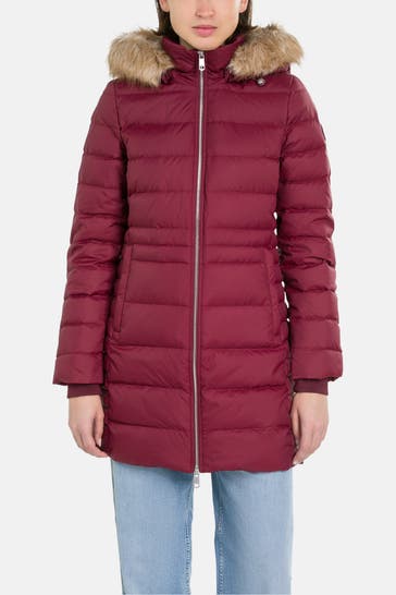 TOMMY HILFIGER Light-Daunenmantel bordeaux