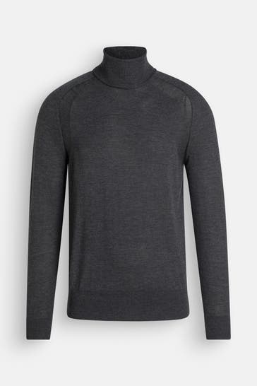 BOGNER Kaschmirmix-Pullover 'Gordon' dunkelgrau
