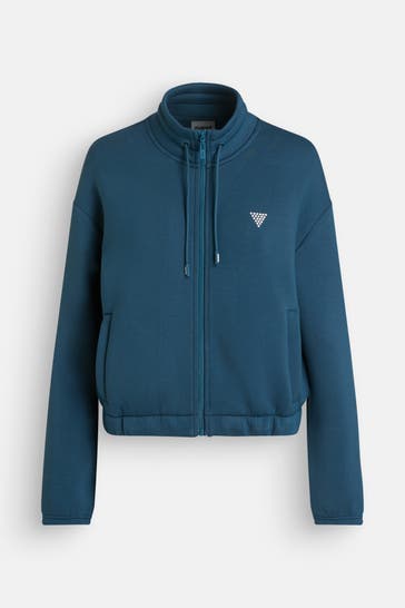 GUESS Sweatjacke 'Cecilia' petrol