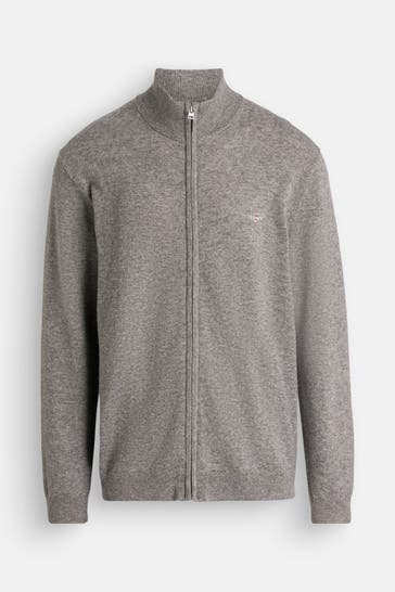 GANT Wollmixjacke grau