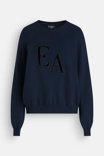 EMPORIO ARMANI Strickpullover dunkelblau
