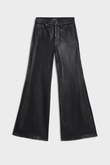 7 FOR ALL MANKIND Jeans schwarz flared