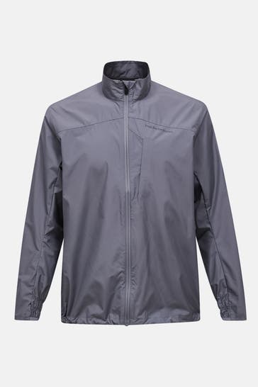 PEAK PERFORMANCE Dark grey windbreaker