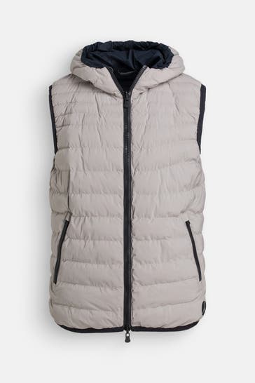 PEOPLE OF SHIBUYA Weste 'Atai' hellgrau