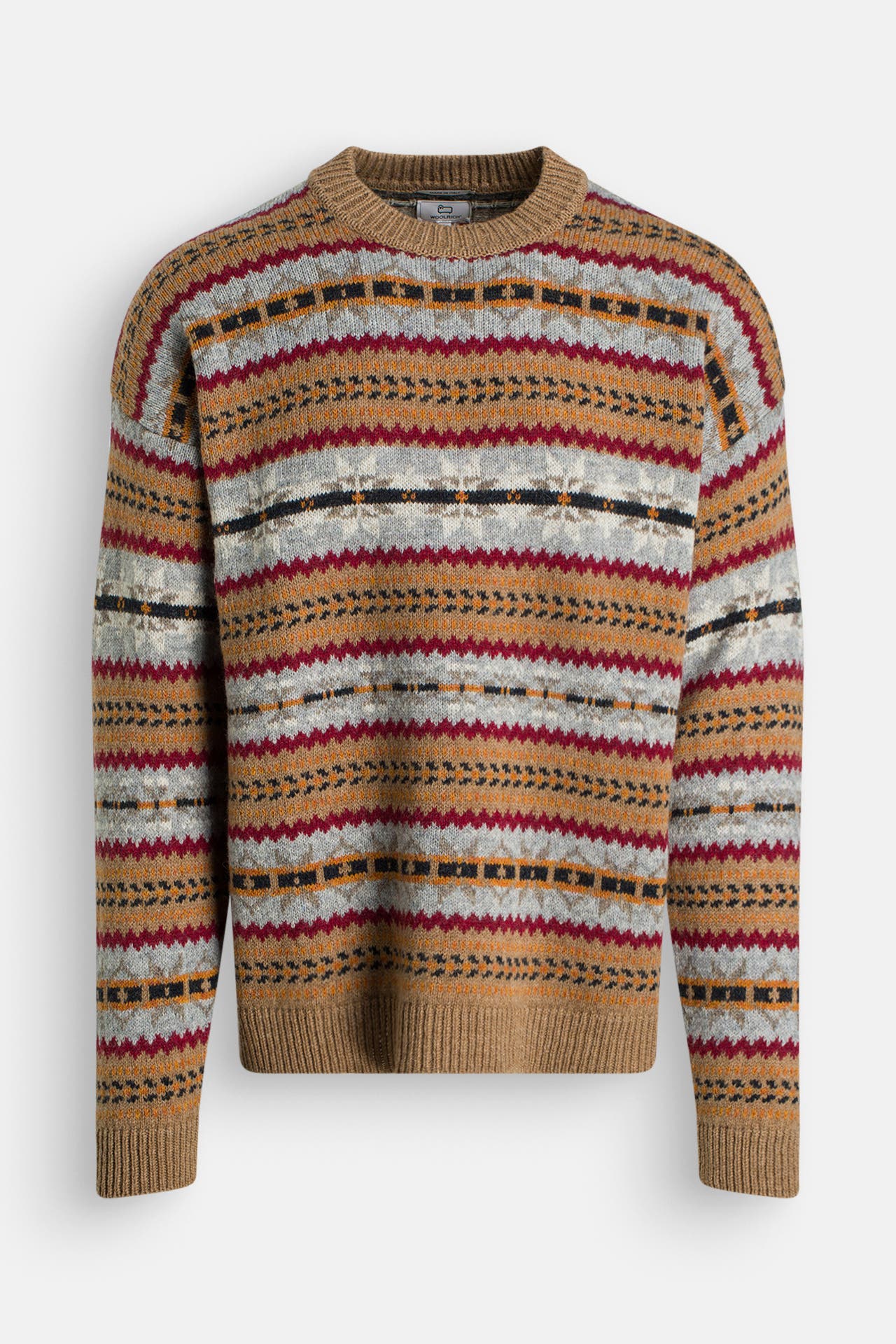 WOOLRICH Strickpullover 'Fair Isle' gemustert, Bild 1