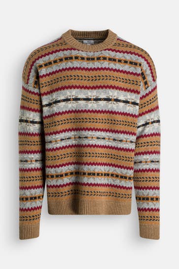 WOOLRICH Strickpullover 'Fair Isle' gemustert