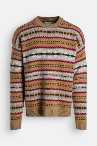 WOOLRICH Strickpullover 'Fair Isle' gemustert