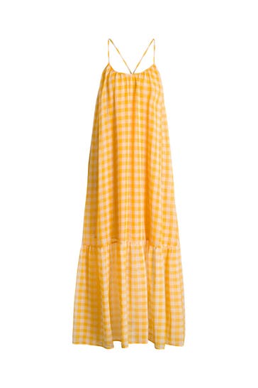 SAMSØE & SAMSØE Maxikleid 'Como' kariert