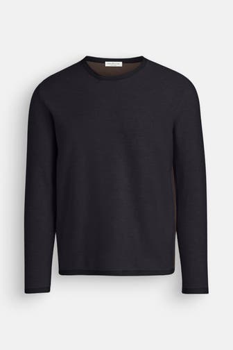 PHIL PETTER Wollmixpullover dunkelblau