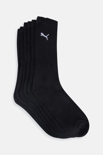 PUMA 6er-Pack Strümpfe schwarz