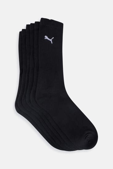 PUMA - 6er-Pack Strümpfe schwarz