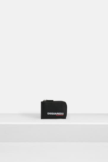DSQUARED2 Ledergeldbörse schwarz