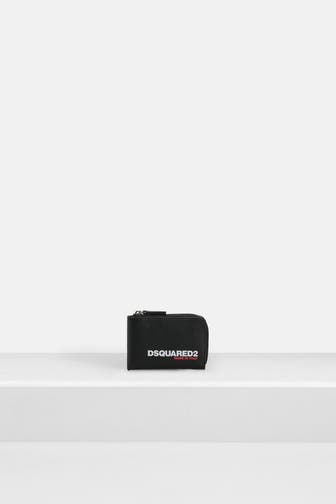 DSQUARED2 Ledergeldbörse schwarz