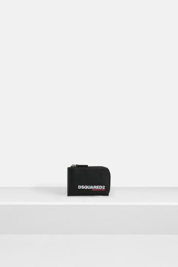 DSQUARED2 - Ledergeldbörse schwarz
