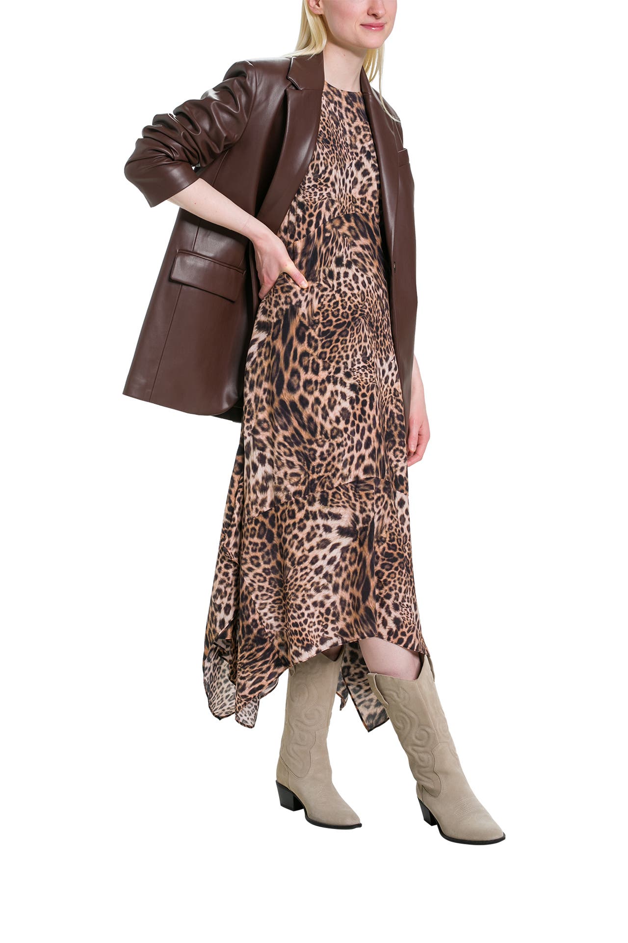 ALLSAINTS Kleid 'Gianna Kiku' animal gemustert, Bild 1