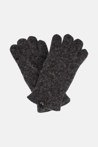 SALEWA Wollhandschuhe unisex anthrazit