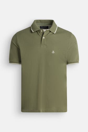 MARC O'POLO Polo-Shirt oliv