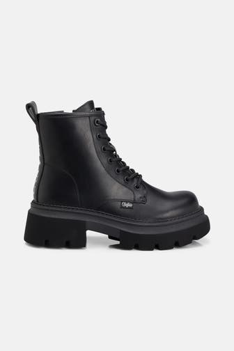 BUFFALO Schnürstiefel 'Mave' schwarz