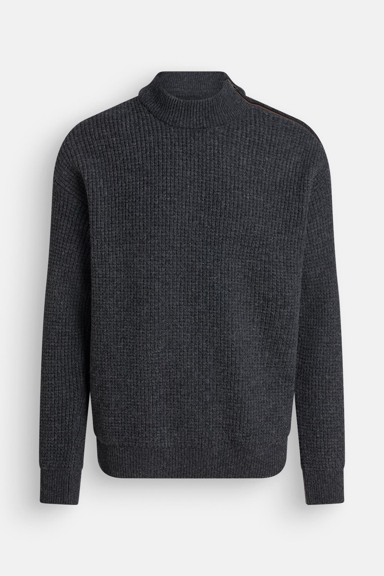 BARBOUR Strickpullover 'Charcoa' dunkelgrau, Bild 1