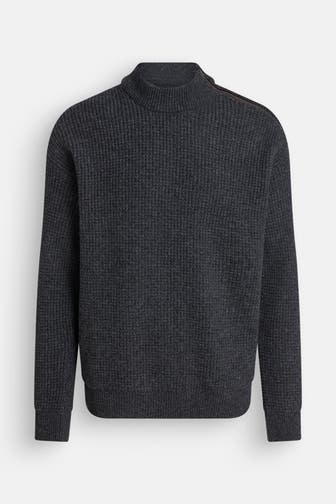 BARBOUR Strickpullover 'Charcoa' dunkelgrau