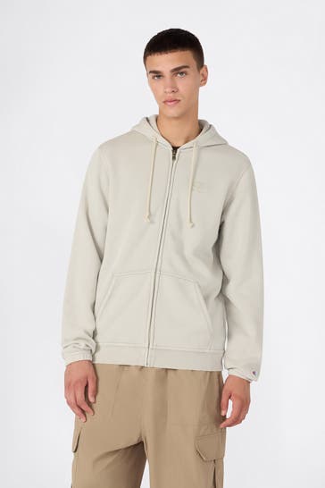 CHAMPION Sweatjacke hellgrün